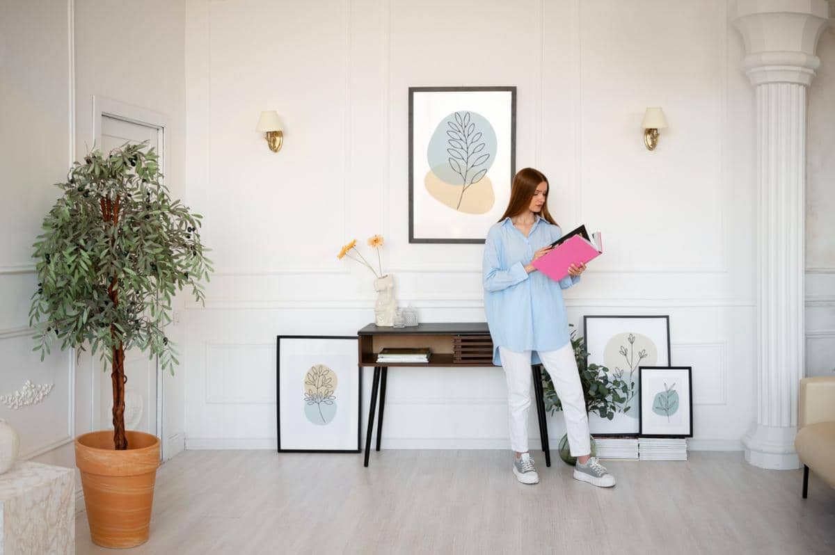 ilustrasi sudut foto di rumah