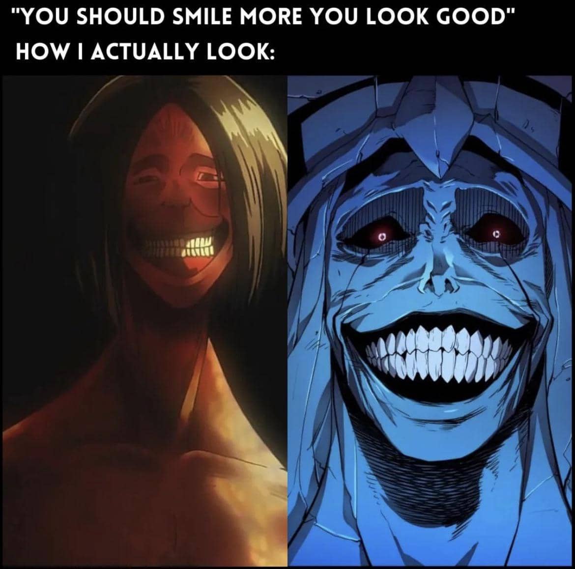 meme anime penampilan gak sesuai ekspektasi