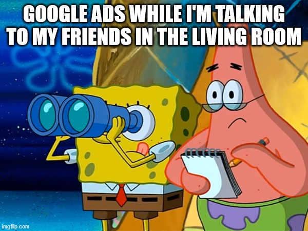 meme SpongeBob tentang iklan