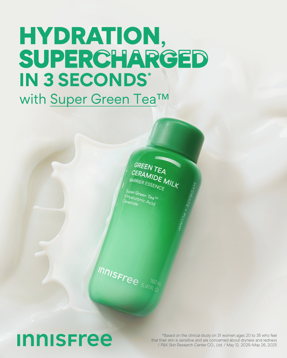 Green Tea Ceramide Milk Essence INNISFREE