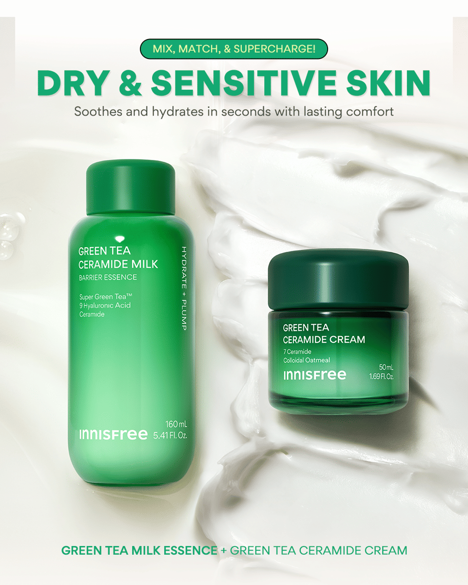 Green Tea Ceramide Milk Essence INNISFREE