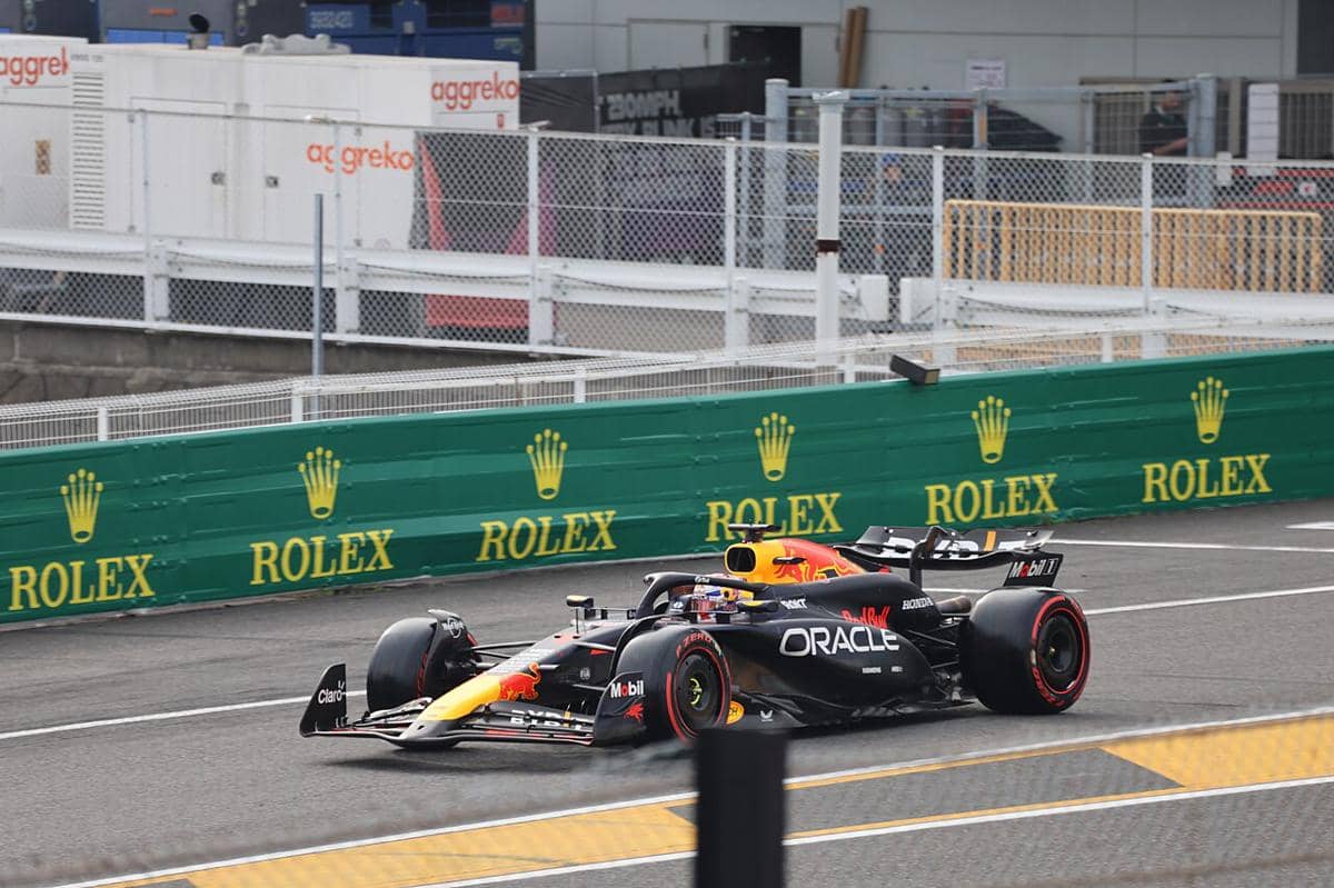 Max Verstappen saat menjalani pekan balap GP Jepang 2024
