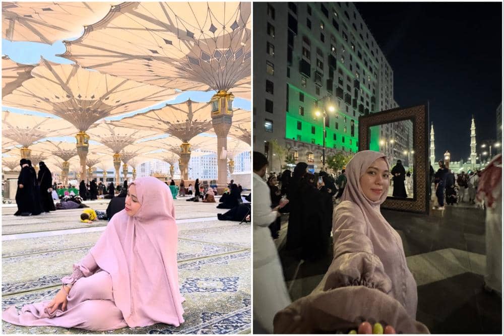Sohwa Halilintar saat di Madinah
