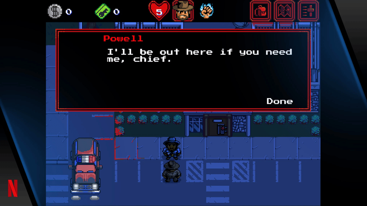 cuplikan gameplay Stranger Things: 1984