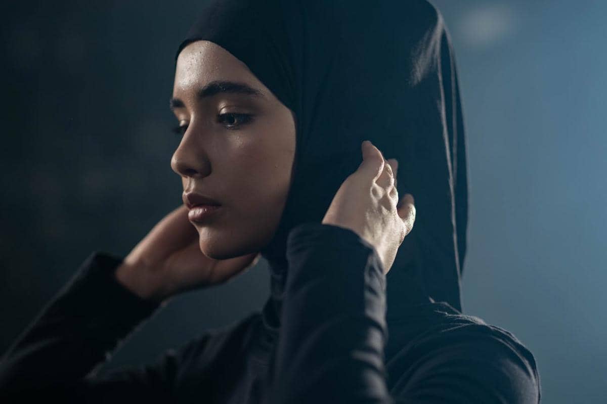 Ilustrasi hijab sport