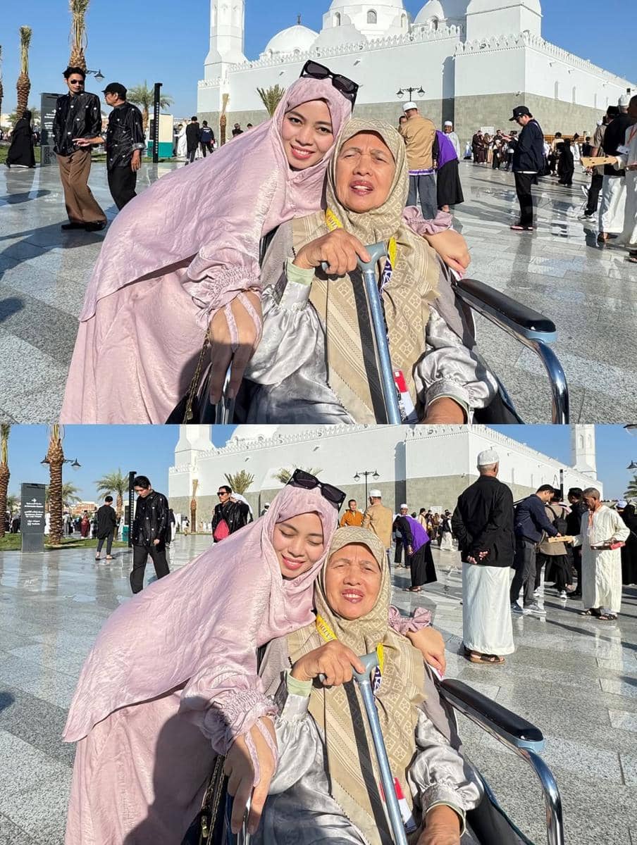 Sohwa Halilintar saat di Madinah