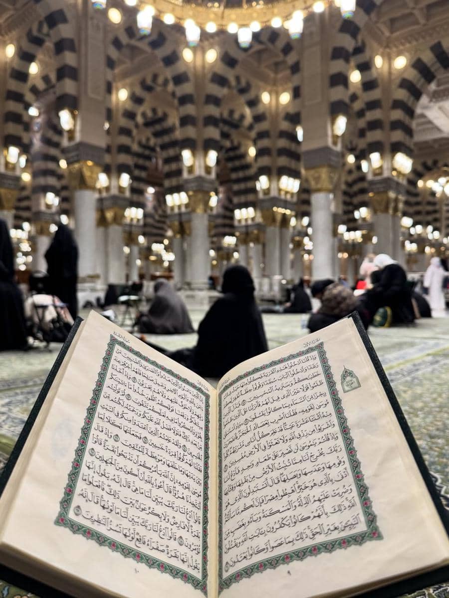 Sohwa Halilintar saat di Madinah