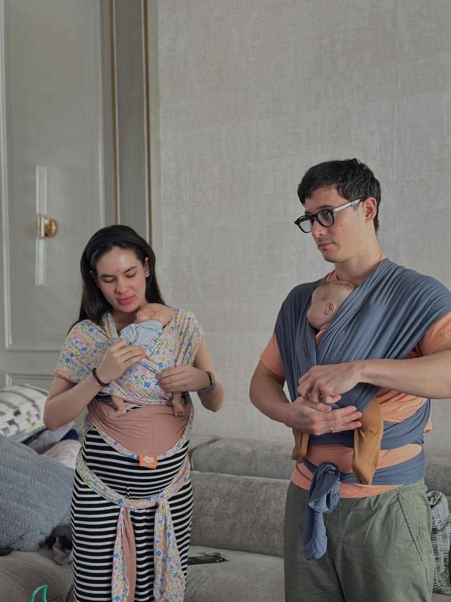 Steffi Zamora ikut kelas breastfeeding.