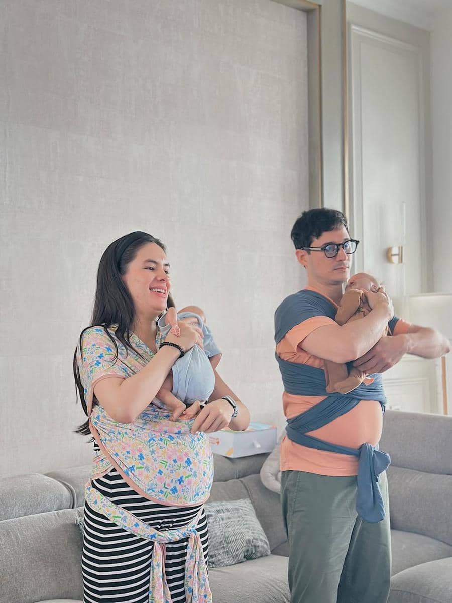 Steffi Zamora ikut kelas breastfeeding.