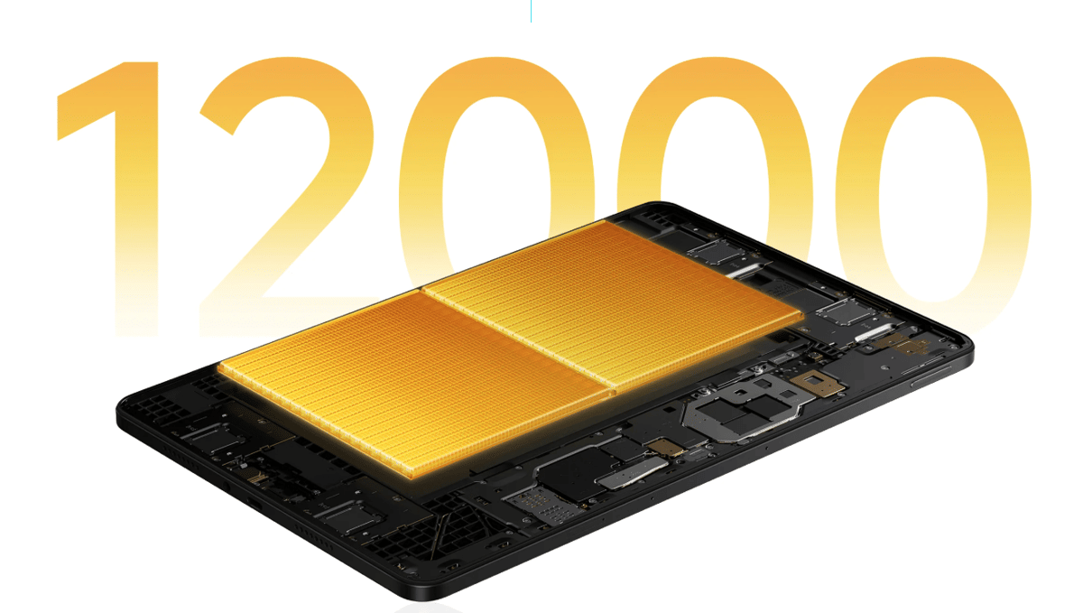 POCO Pad M1 dan Redmi Pad 2 Pro sama-sama sama-sama membawa baterai berkapasitas 12.000 mAh