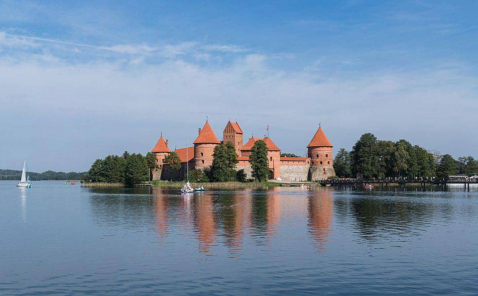 Kastil Trakai di Lithuania