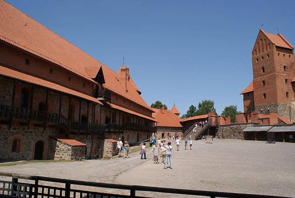 Kastil Trakai di Lithuania
