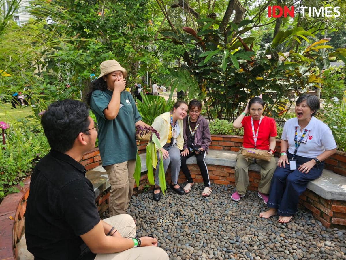 Insan difabel dan neurodiverce diajak mengenal alam di Sicentia Square Park