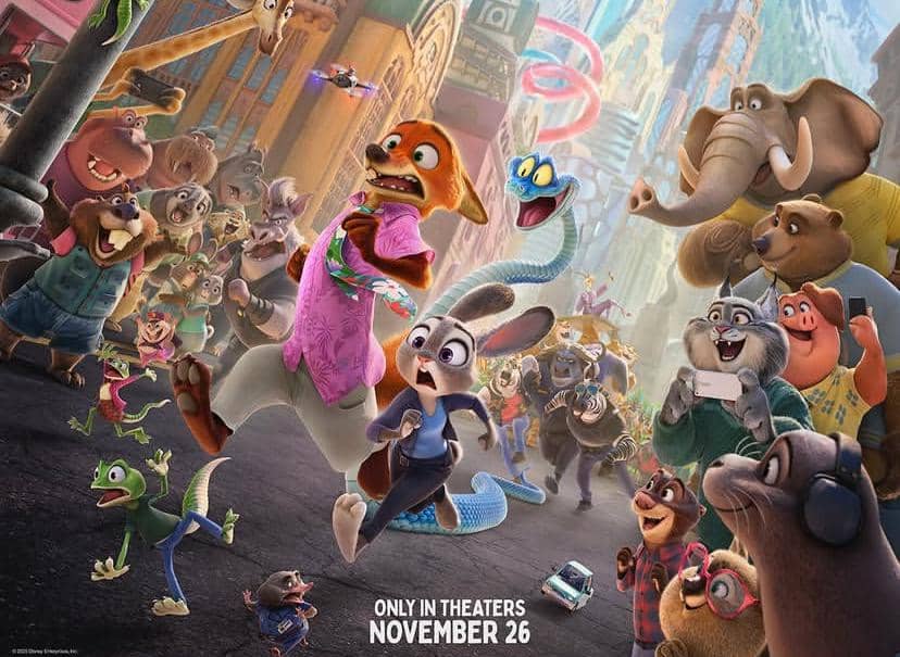 poster karakter Zootopia 2 