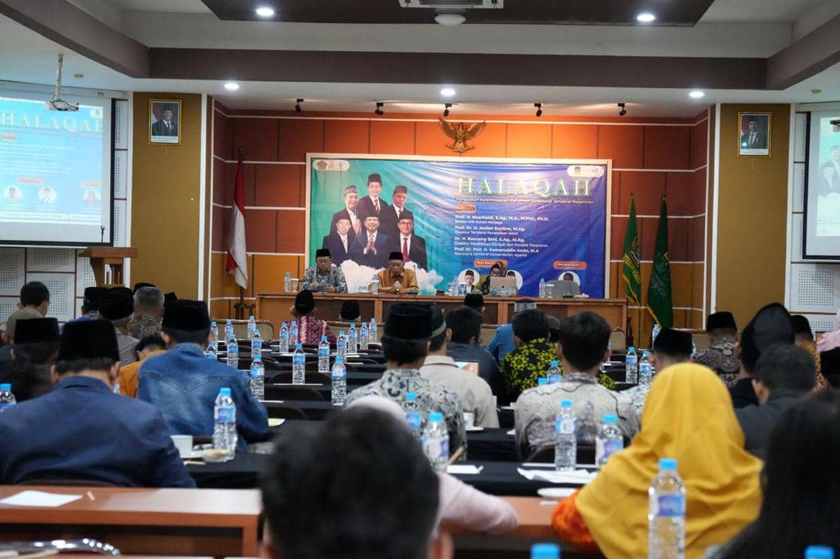 Kementerian Agama RI menggelar Halaqah Penguatan Kelembagaan Pendirian Direktorat Jenderal Pesantren di UIN Sunan Kalijaga Yogyakarta, Kamis (27/11/2025) (dok. Kemenag)