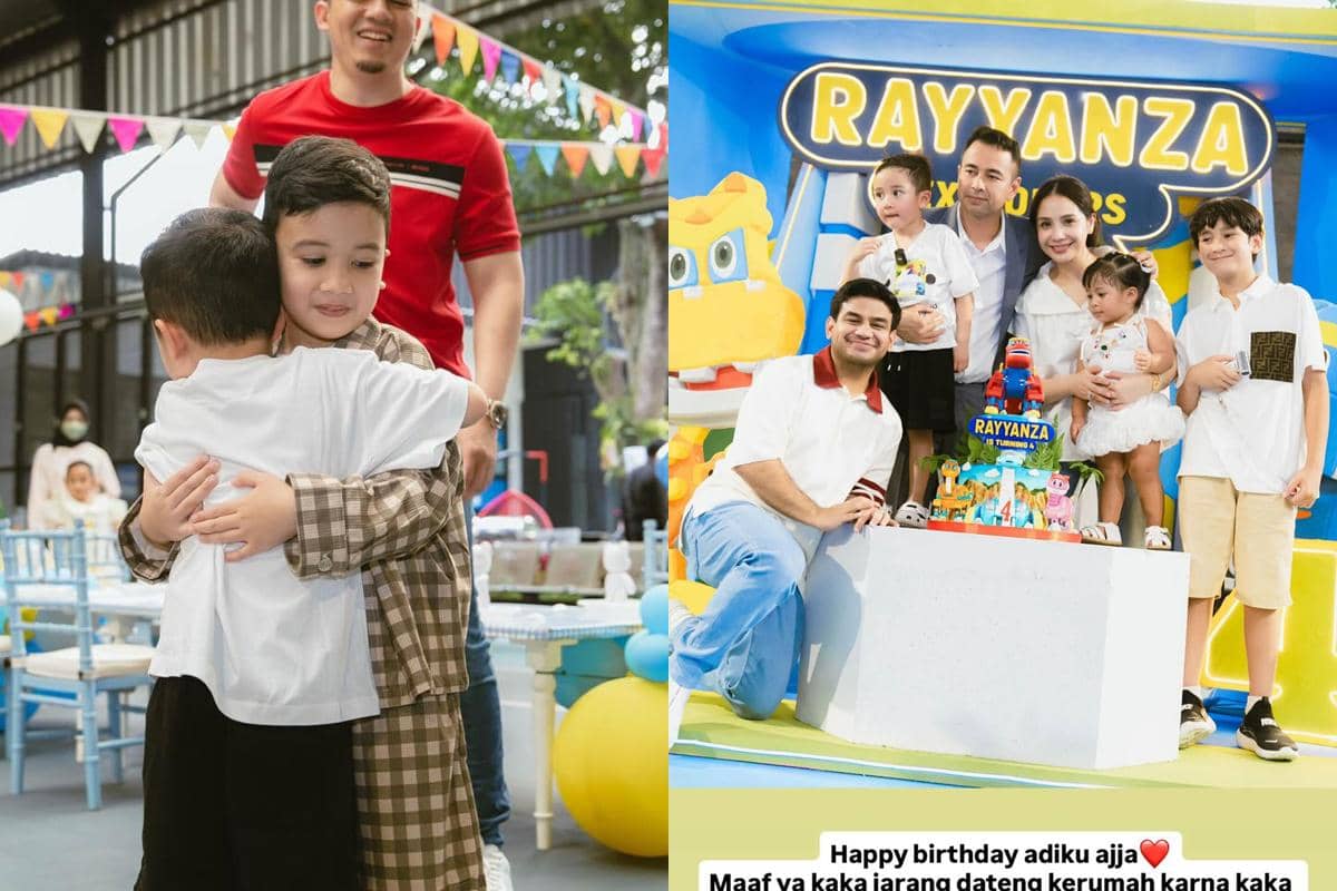 artis di ulang tahun Rayyanza