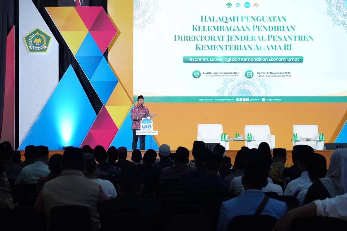 Staf Khusus Menteri Agama Bidang Kebijakan Publik, Media, dan SDM, Ismail Cawidu, menyoroti urgensi pembentukan Direktorat Jenderal Pondok Pesantren sebagai langkah reformasi manajemen pendidikan Islam (dok. Kemenag)
