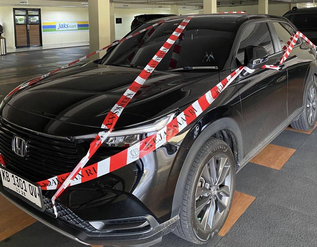 Barang bukti mobil HR-V