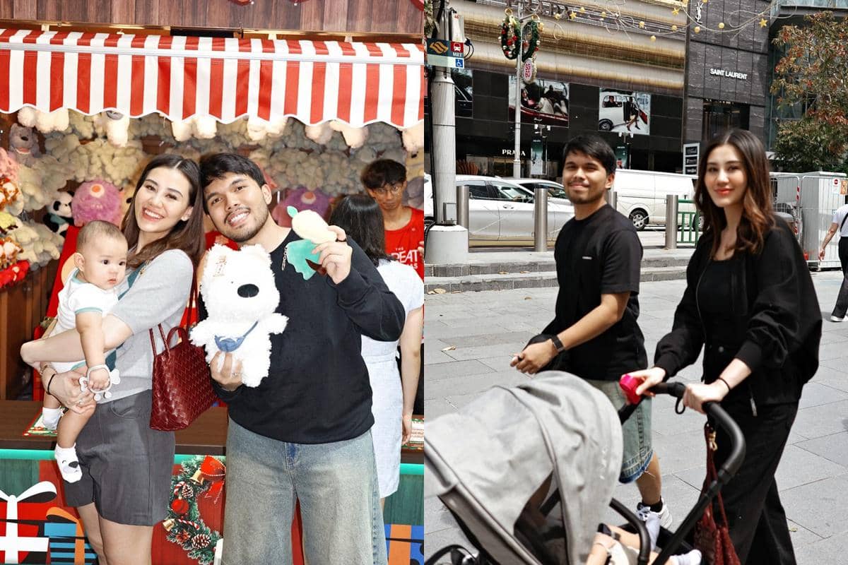 Thariq Halilintar dan Aaliyah Massaid liburan ke Singapura