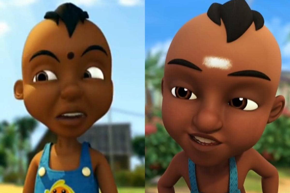 Upin & Ipin "Dugaan" versi lawas dan remake