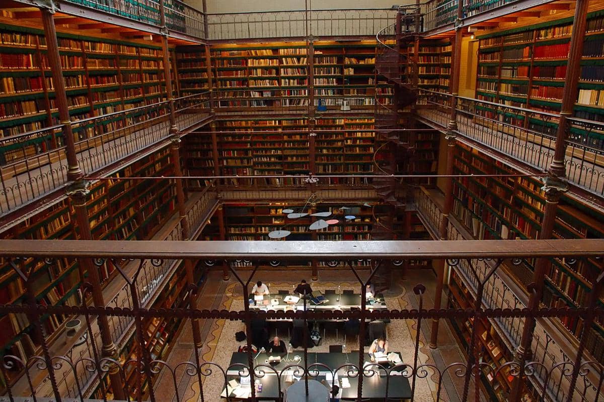 Perpustakaan Riset Rijksmuseum (Cuypers Library) di Amsterdam, Belanda
