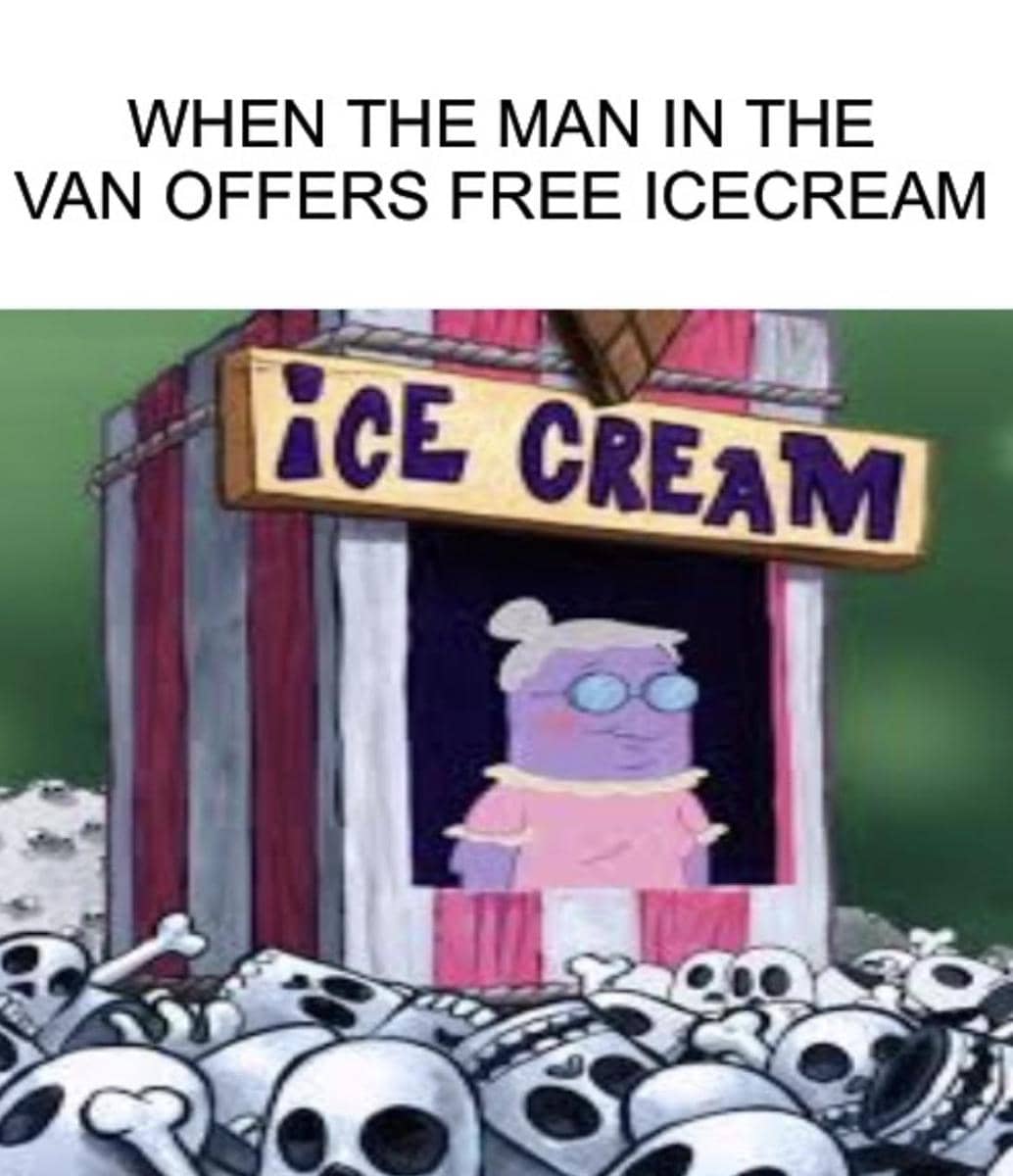 meme kartun tentang es krim