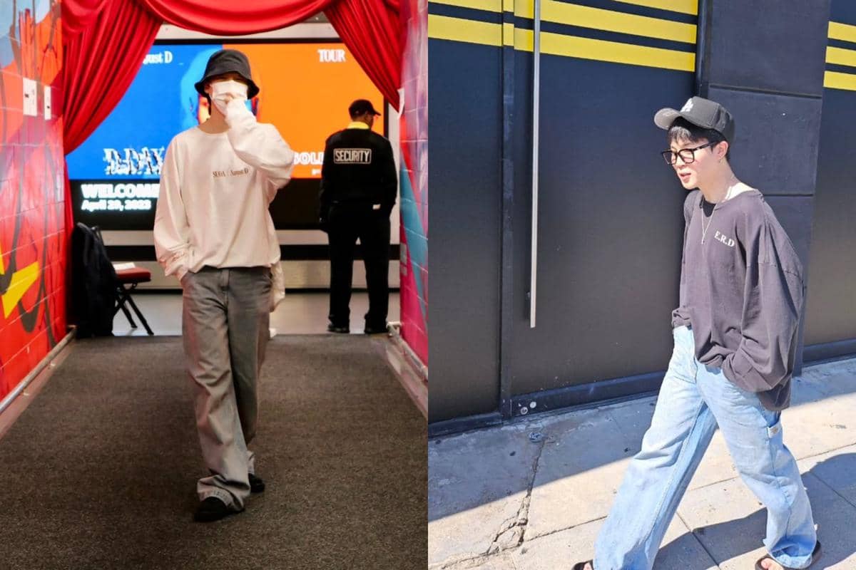 Jimin BTS mengenakan topi