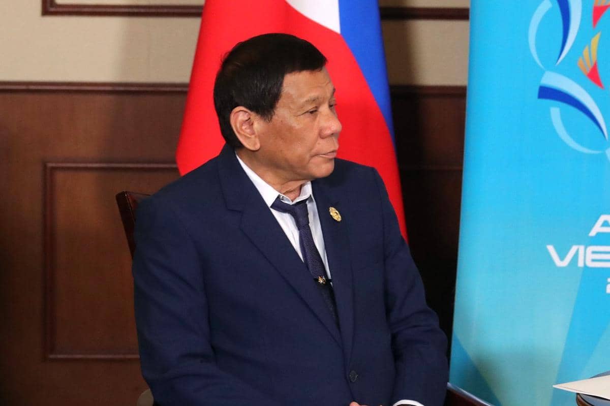 Mantan Presiden Filipina Rodrigo Duterte