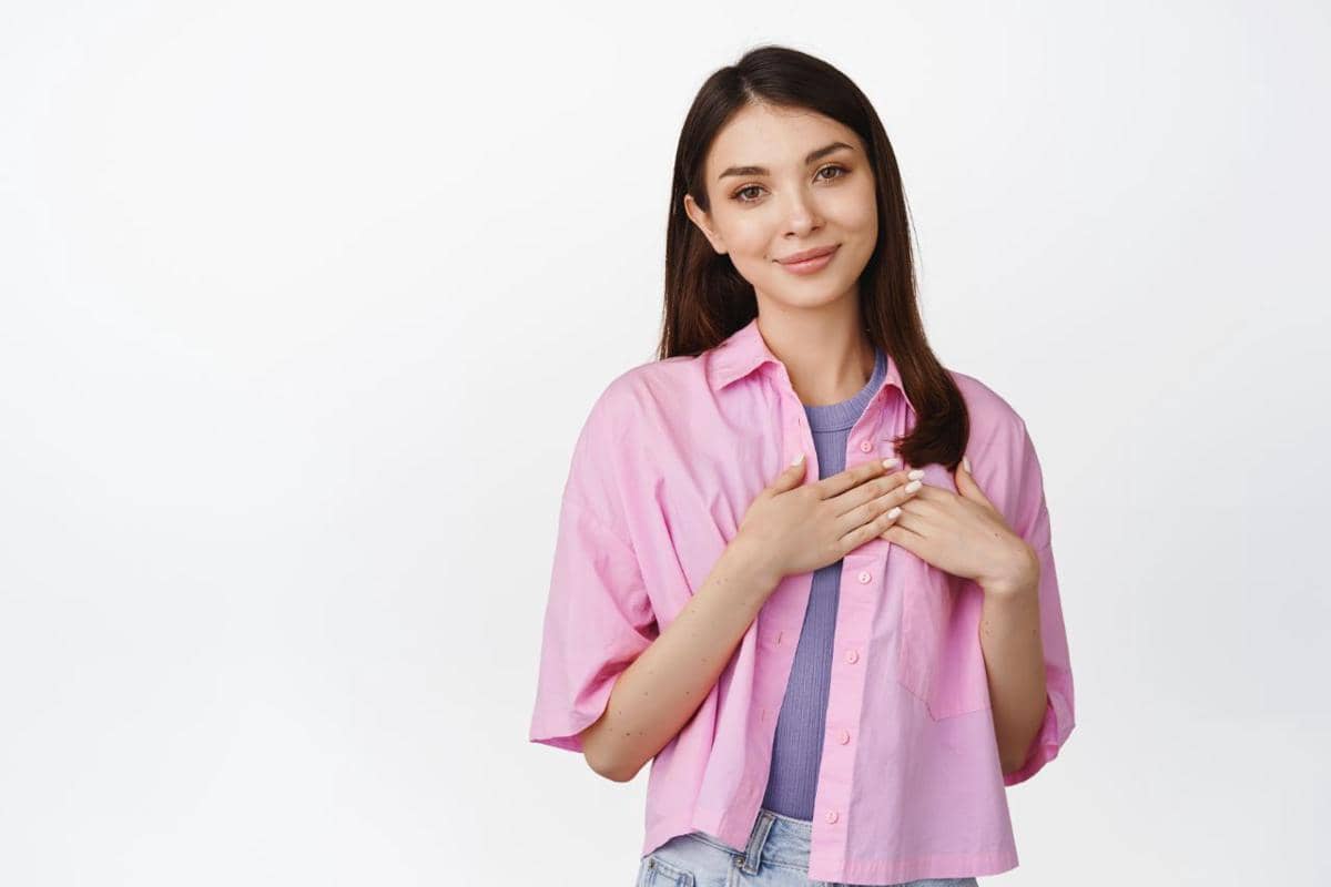 potret merasa cukup dan percaya diri