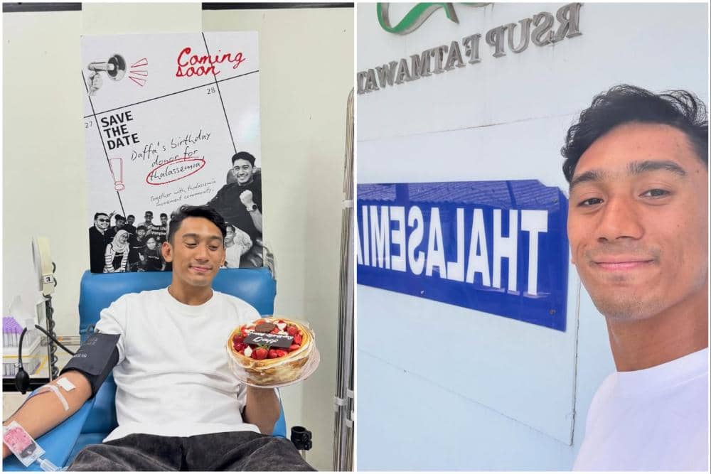 Daffa Wardhana donor darah di hari ulang tahun