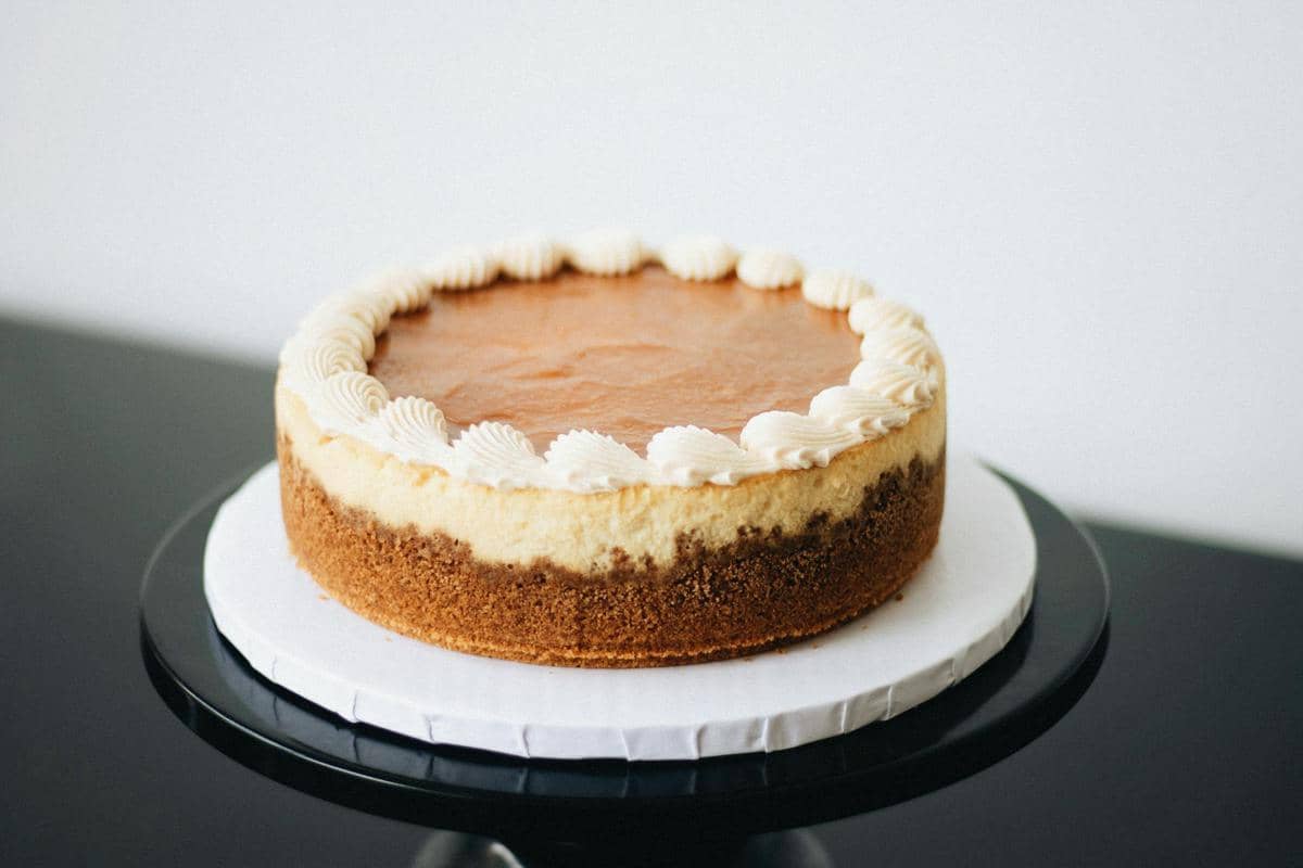 ilustrasi no-bake cheesecake 