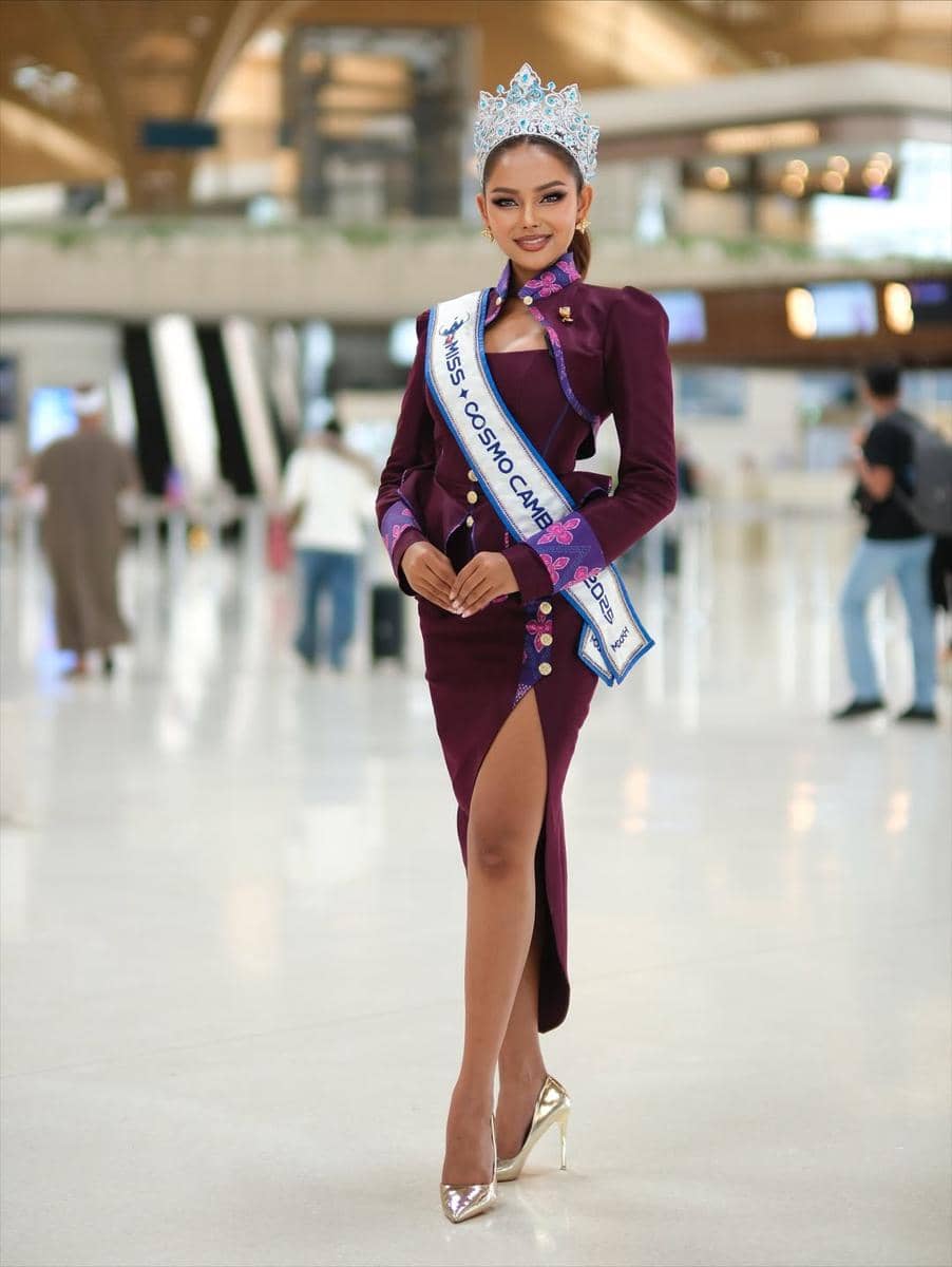 potret Sreypii Phorn, Miss Cosmo Kamboja 2025
