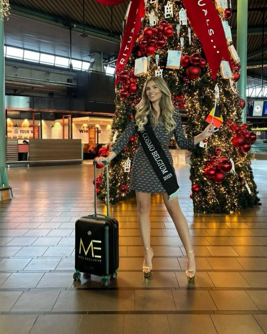 potret Anouck Brike, Miss Cosmo Belgia 2025