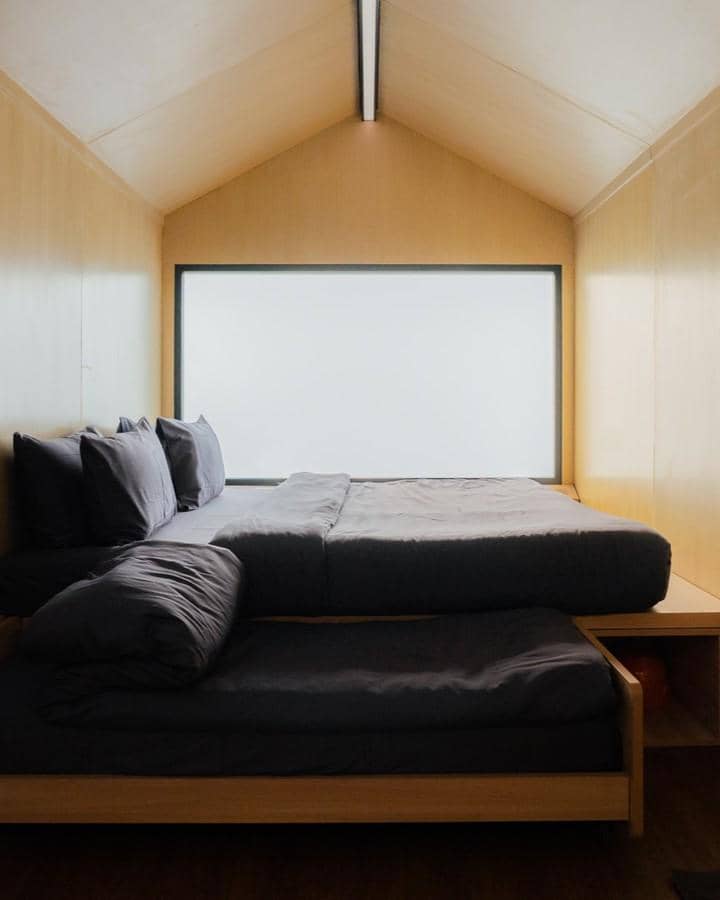 tempat tidur di Bobocabin 