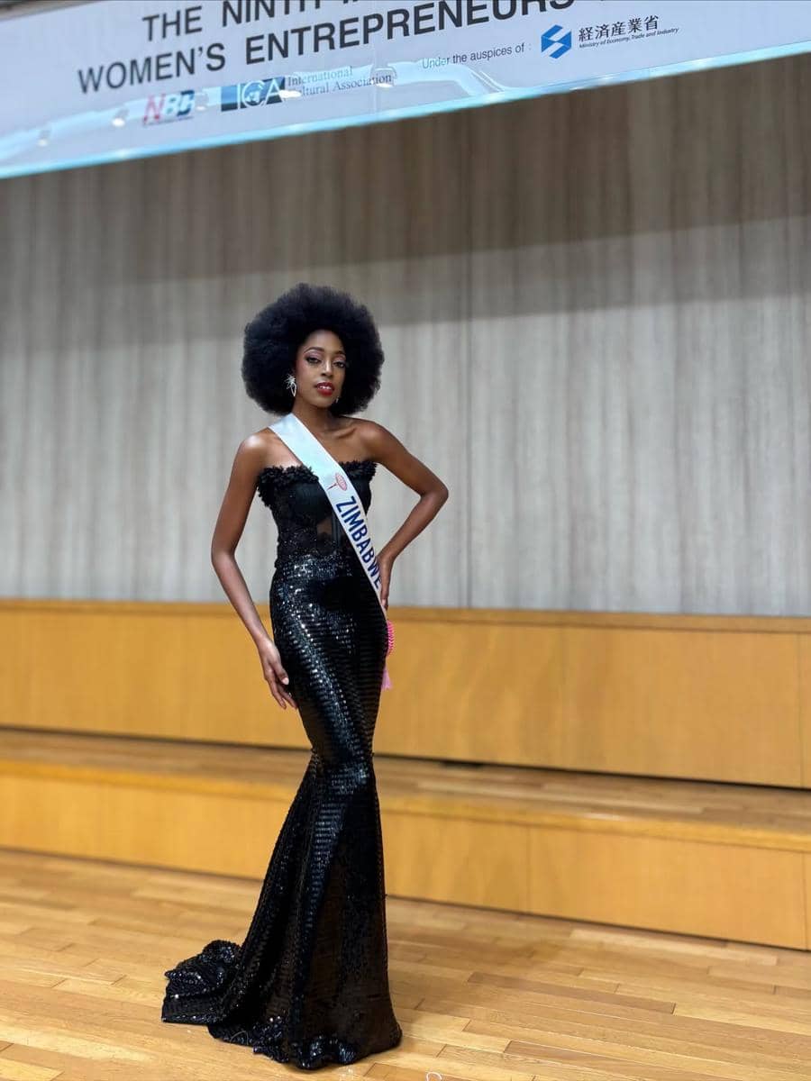 potret Yollanda Chimbarami, Miss International Zimbabwe 2025
