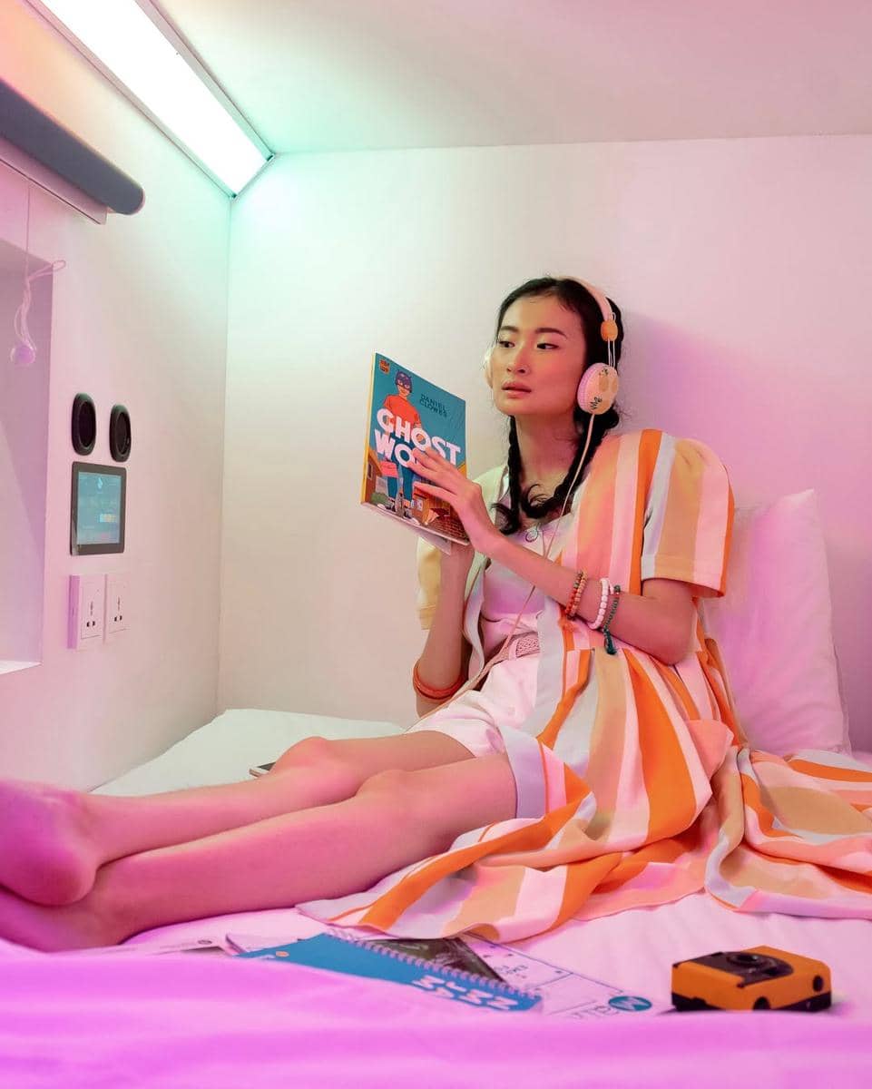 suasana menginap di Bobopod 