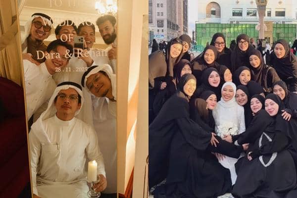 Artis Hadiri Pernikahan Dara Arafah dan Rehan di Madinah (instagram.com/daraarafah)