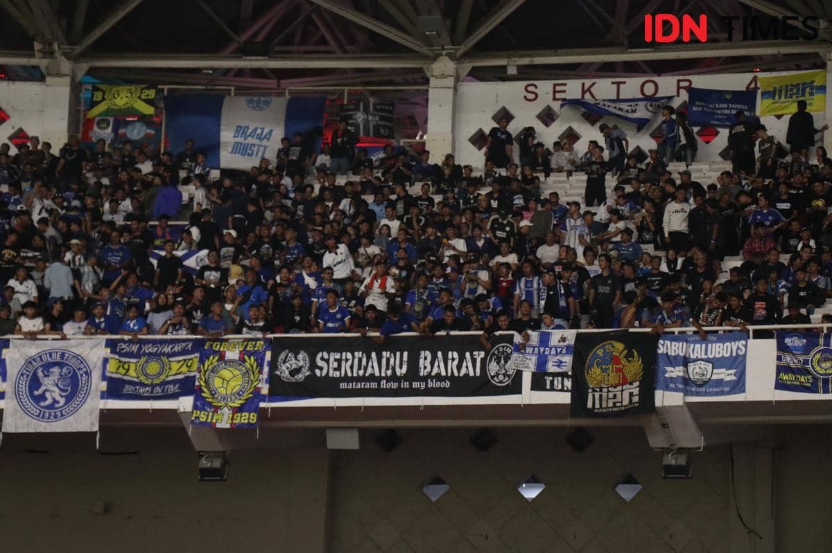 Potret kedekatan suporter PSIM dan Persija