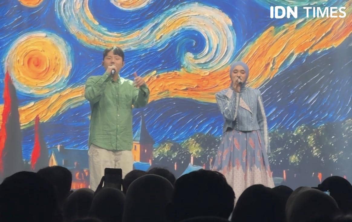 momen konser Dept di Jakarta pada Sabtu (29/11/2025)