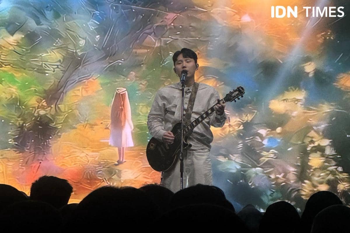 momen konser Dept di Jakarta pada Sabtu (29/11/2025)