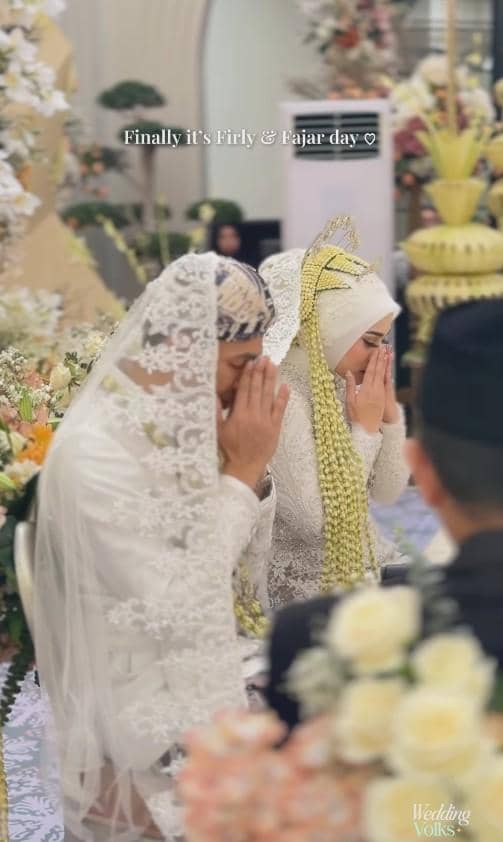 Pernikahan Fajar Alfian dan Firly