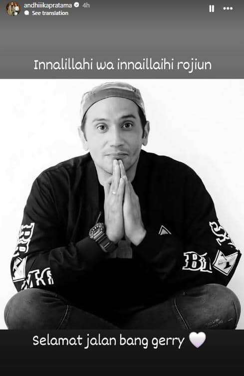 Artis Sampaikan Belasungkawa atas Meninggalnya Gary Iskak (instagram.com/andhiiikapratama)