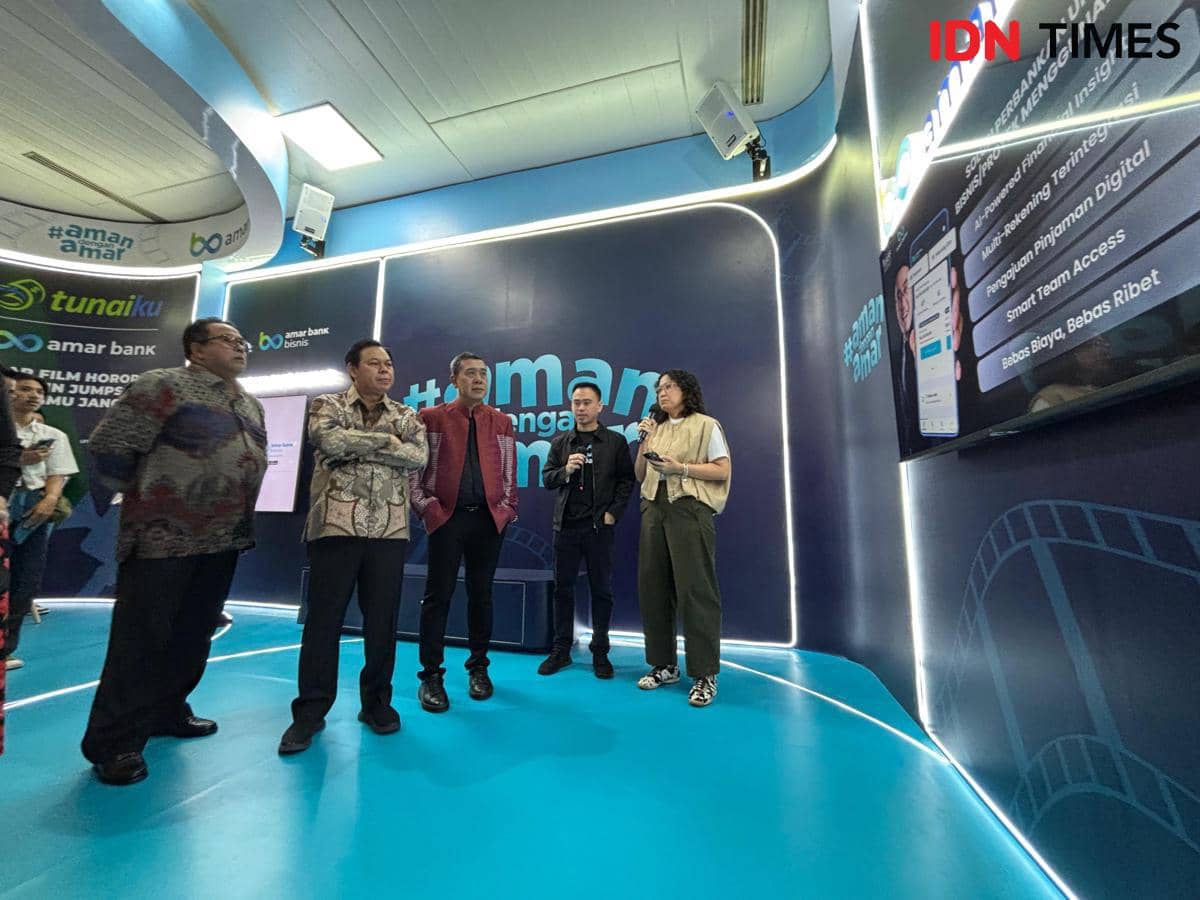 Pembukaan JAFF Market 2025 powered by Amar Bank, di JEC Yogyakarta, Sabtu (29/11/2025). (IDN Times/Herlambang Jati Kusumo)