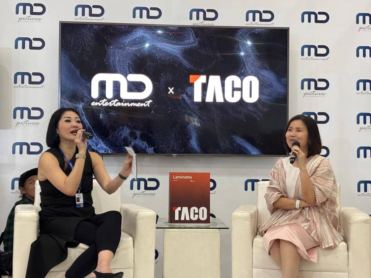 Kolaborasi MD dan TACO saat JAFF Market 2025, di JEC, Sabtu (29/11/2025).