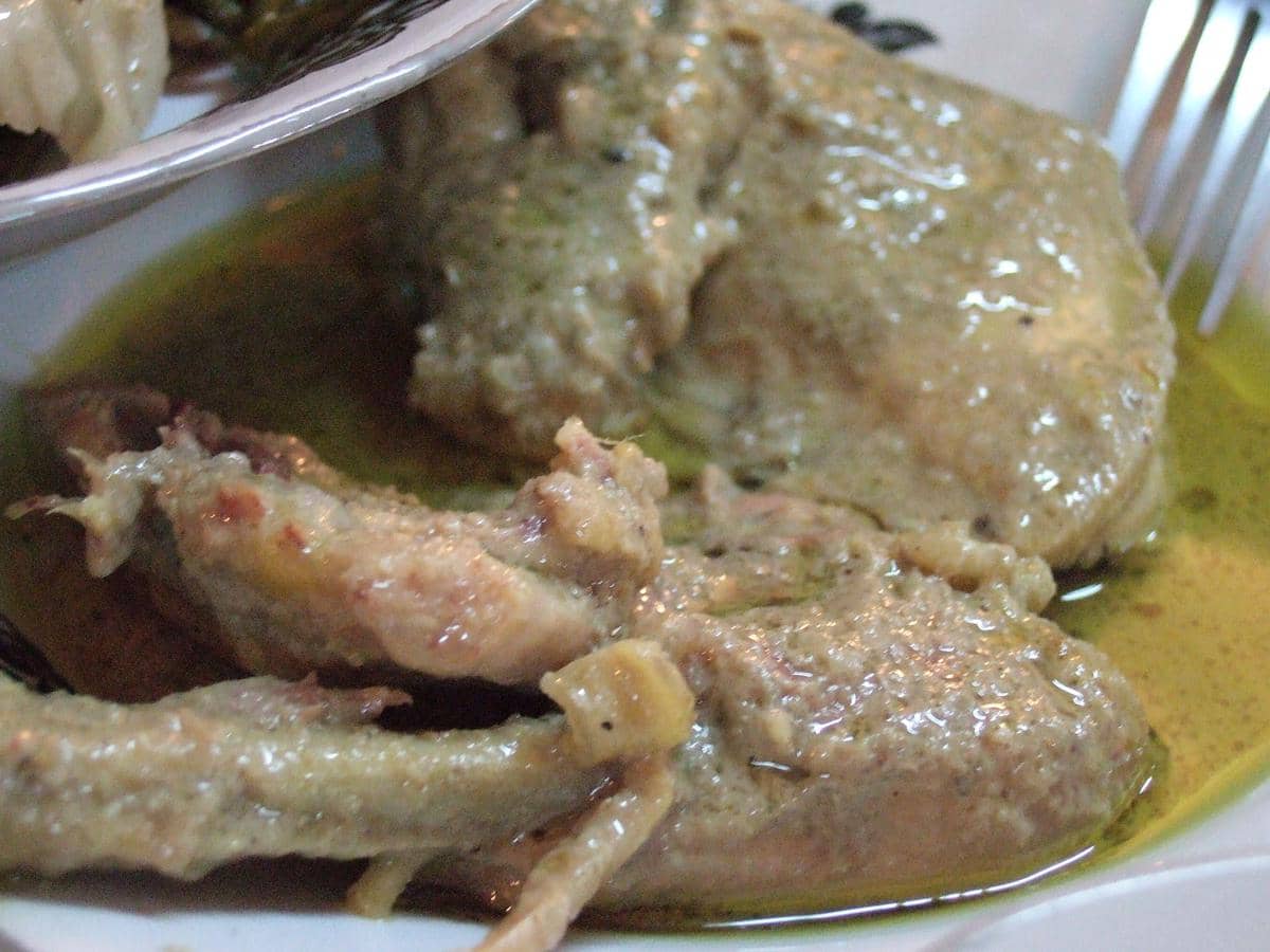 ilustrasi opor ayam Jawa