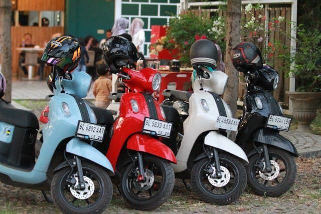 Ilustrasi rental motor