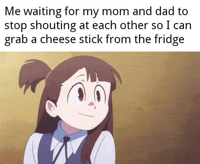 meme anime tentang keju