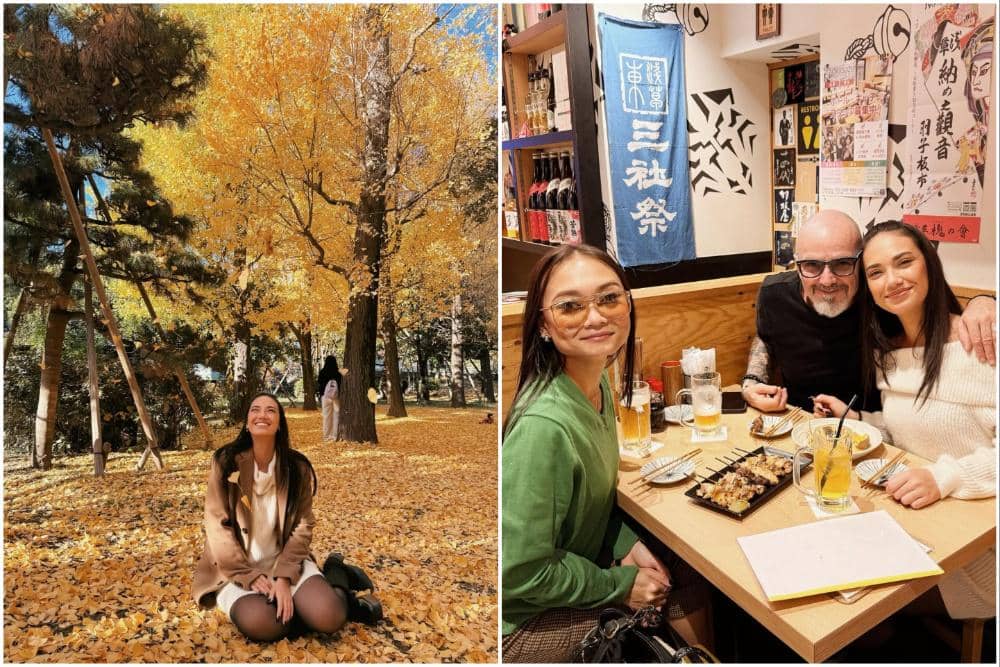 Haico Van Der Veken dan keluarga liburan ke Jepang.