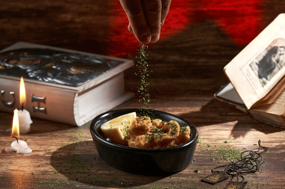 ilustrasi marinasi masakan