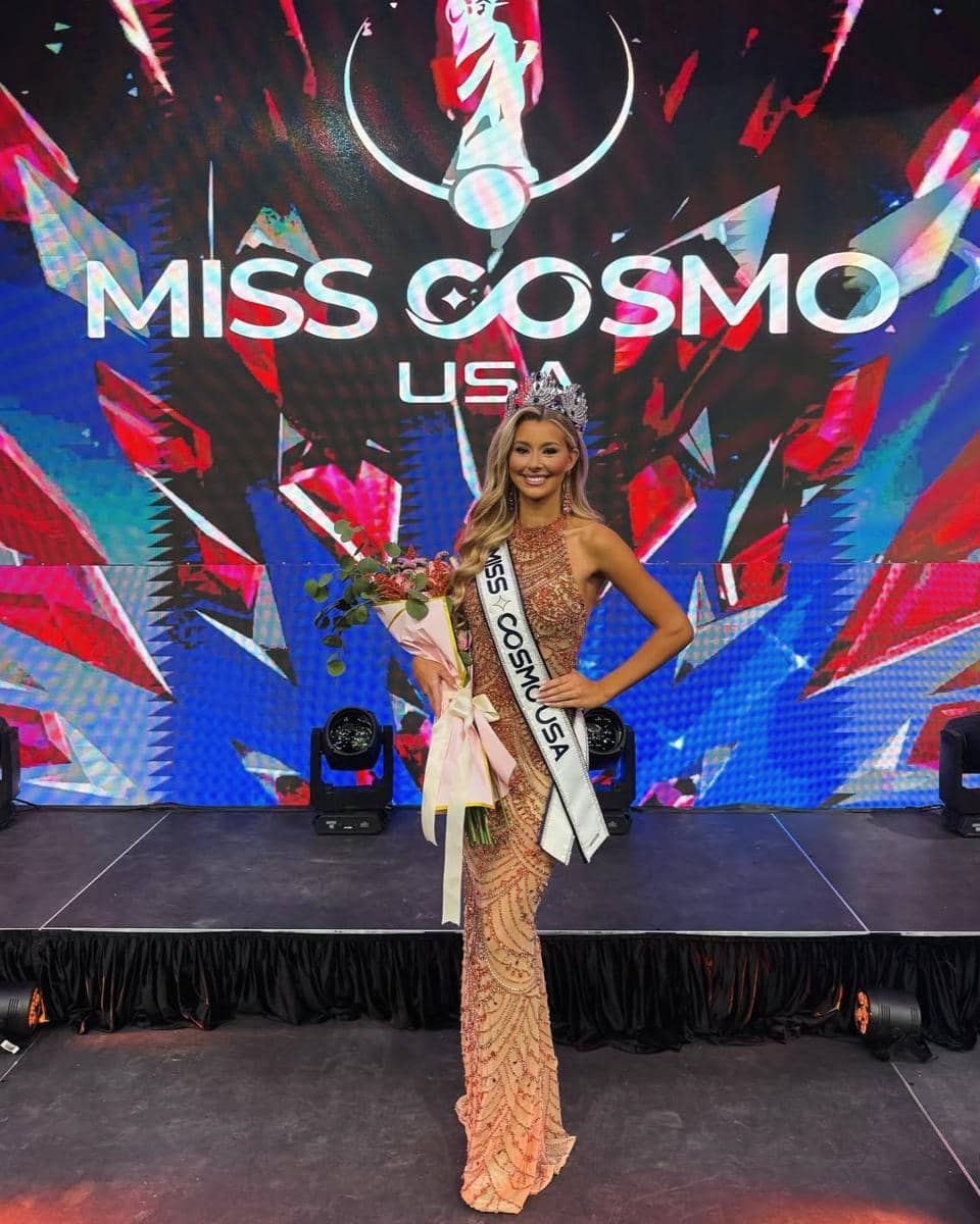 potret Yolina Lindquist, Miss Cosmo Amerika Serikat 2025 